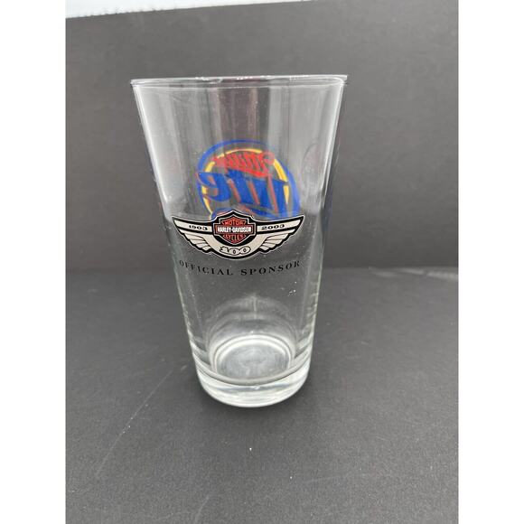 2 Harley Davidson 100th Anniversary Clear Pint Glasses 1993-2003 Miller Lite VTG - Picture 7 of 9